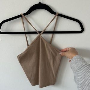 Zara cropped tank top